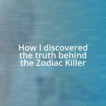 How I discovered the truth behind the Zodiac Killer